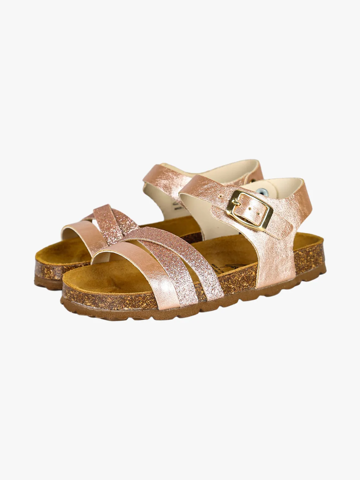 A Piedi Liberi Sandali da bambina con cinturino alla caviglia - cipria