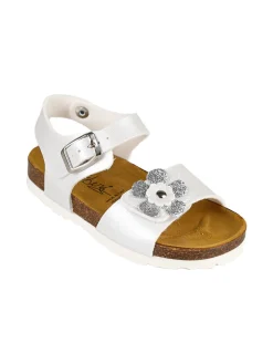 A Piedi Liberi Sandali da bambina con applicazione fiore