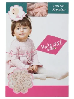 Aquilone Collant con ricamo da bambina