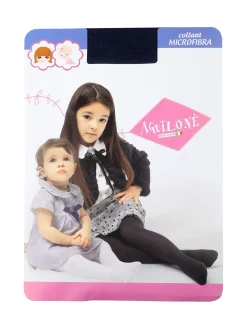 Aquilone Collant da bambina 50 denari - blu scuro