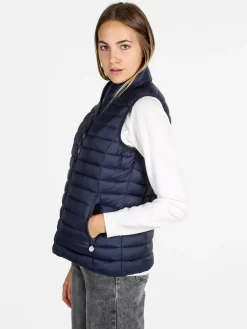 Arix & Fashion Gilet donna imbottito - blu scuro