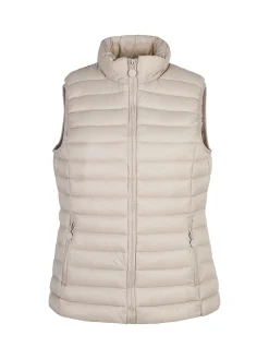 Arix & Fashion Gilet donna imbottito - beige