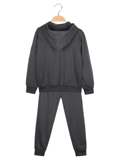 Armata Militare Completo 3 pezzi da bambino con cappuccio e zip - marrone