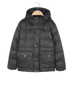 Armata Militare Giubbotto imbottito da bambino a quadretti con cappuccio
