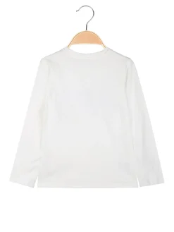 Armata Militare T-shirt da bambino a maniche lunghe con stampa - bianco