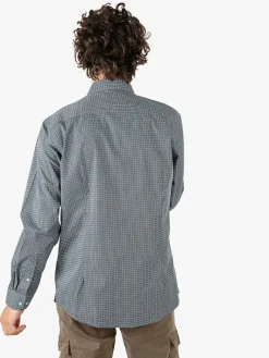 Ascot Sport Camicia da uomo in cotone a maniche lunghe con stampe - multicolore