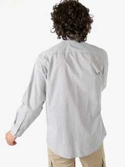 Ascot Sport Camicia in cotone da uomo a maniche lunghe con stampe a pallini - multicolore