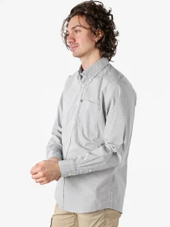 Ascot Sport Camicia in cotone da uomo a maniche lunghe con stampe a pallini - multicolore