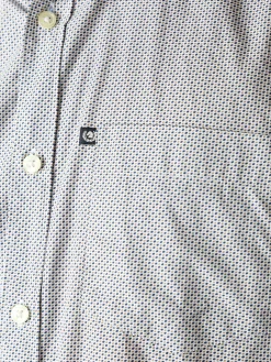 Ascot Sport Camicia in cotone da uomo a maniche lunghe con stampe a pallini - multicolore