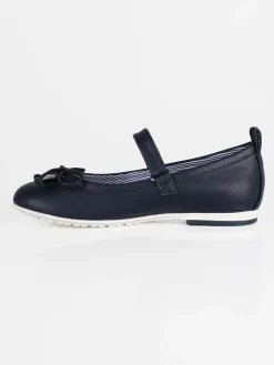 Asso Ballerine blu con fiocco