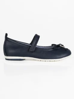 Asso Ballerine blu con fiocco