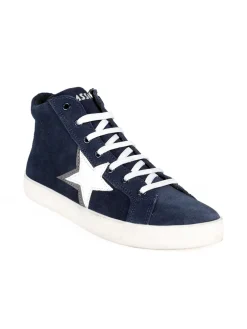 Asso Sneakers alte con stella da bimba