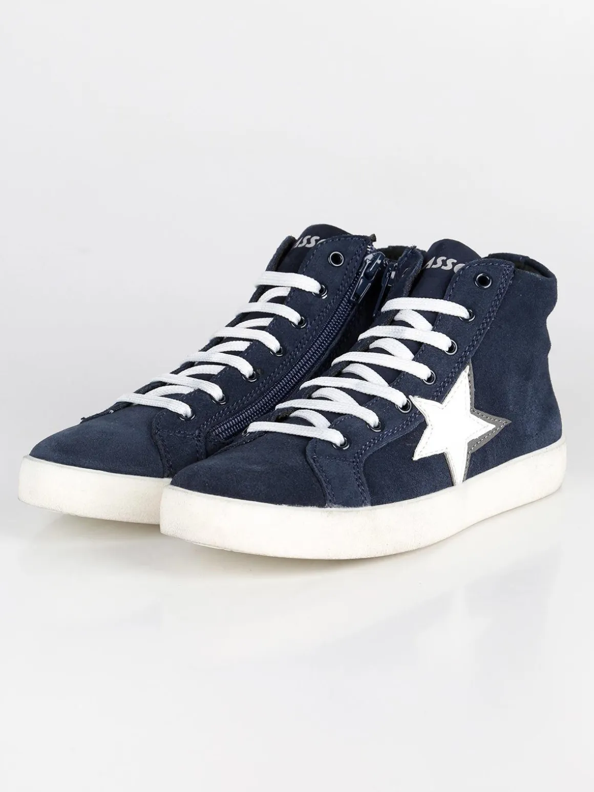 Asso Sneakers alte con stella da bimba