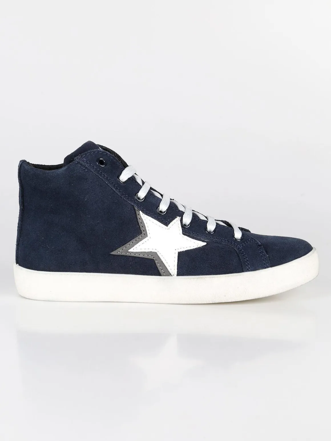 Asso Sneakers alte con stella da bimba