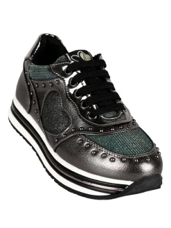 Asso Sneakers da bambina con platform