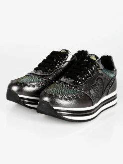 Asso Sneakers da bambina con platform