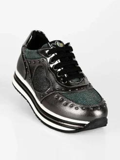 Asso Sneakers da bambina con platform