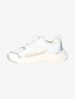 Asso Sneakers da ragazza con cinturino a strappo - bianco