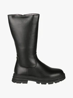 Asso Stivali minimal da ragazza con zip - nero