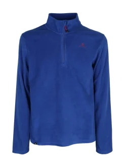 Athl Dpt Felpa da uomo mezza zip in micropile