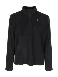 Athl Dpt Felpa da uomo mezza zip in micropile