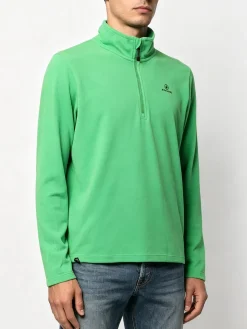 Athl Dpt Felpa da uomo mezza zip in micropile