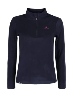 Athl Dpt Felpa donna in micropile mezza zip
