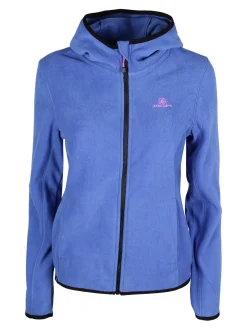Athl Dpt Felpa donna in pile con cappuccio e zip