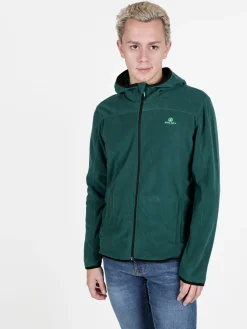 Athl Dpt Felpa in pile da uomo con cappuccio e zip