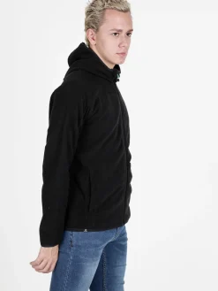 Athl Dpt Felpa in pile da uomo con cappuccio e zip