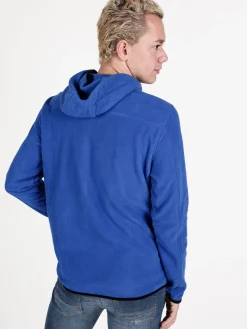 Athl Dpt Felpa in pile da uomo con cappuccio e zip