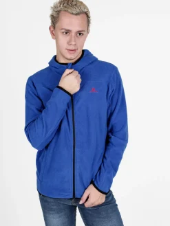Athl Dpt Felpa in pile da uomo con cappuccio e zip