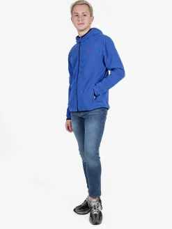 Athl Dpt Felpa in pile da uomo con cappuccio e zip