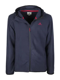 Athl Dpt Felpa in pile da uomo con cappuccio e zip