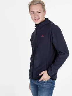 Athl Dpt Felpa in pile da uomo con cappuccio e zip