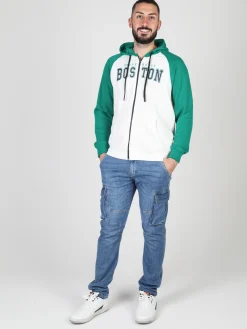 Athl Dpt Felpa uomo con cappuccio e zip