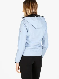 Athl Dpt Giacca a vento da donna con cappuccio e zip