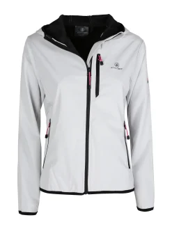 Athl Dpt Giacca a vento da donna con cappuccio e zip