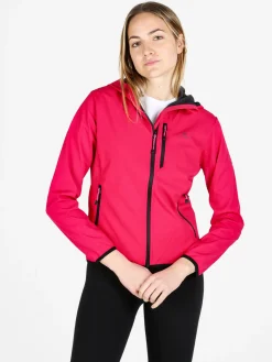Athl Dpt Giacca a vento da donna con cappuccio e zip