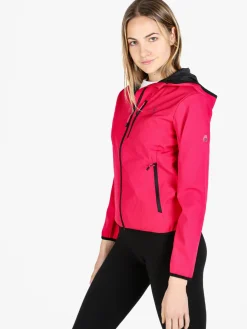 Athl Dpt Giacca a vento da donna con cappuccio e zip
