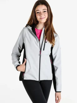 Athl Dpt Giacca donna sportiva impermeabile con cappuccio e zip
