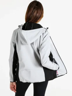 Athl Dpt Giacca donna sportiva impermeabile con cappuccio e zip