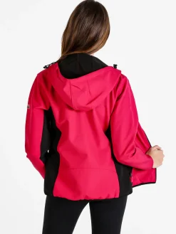 Athl Dpt Giacca donna sportiva impermeabile con cappuccio e zip