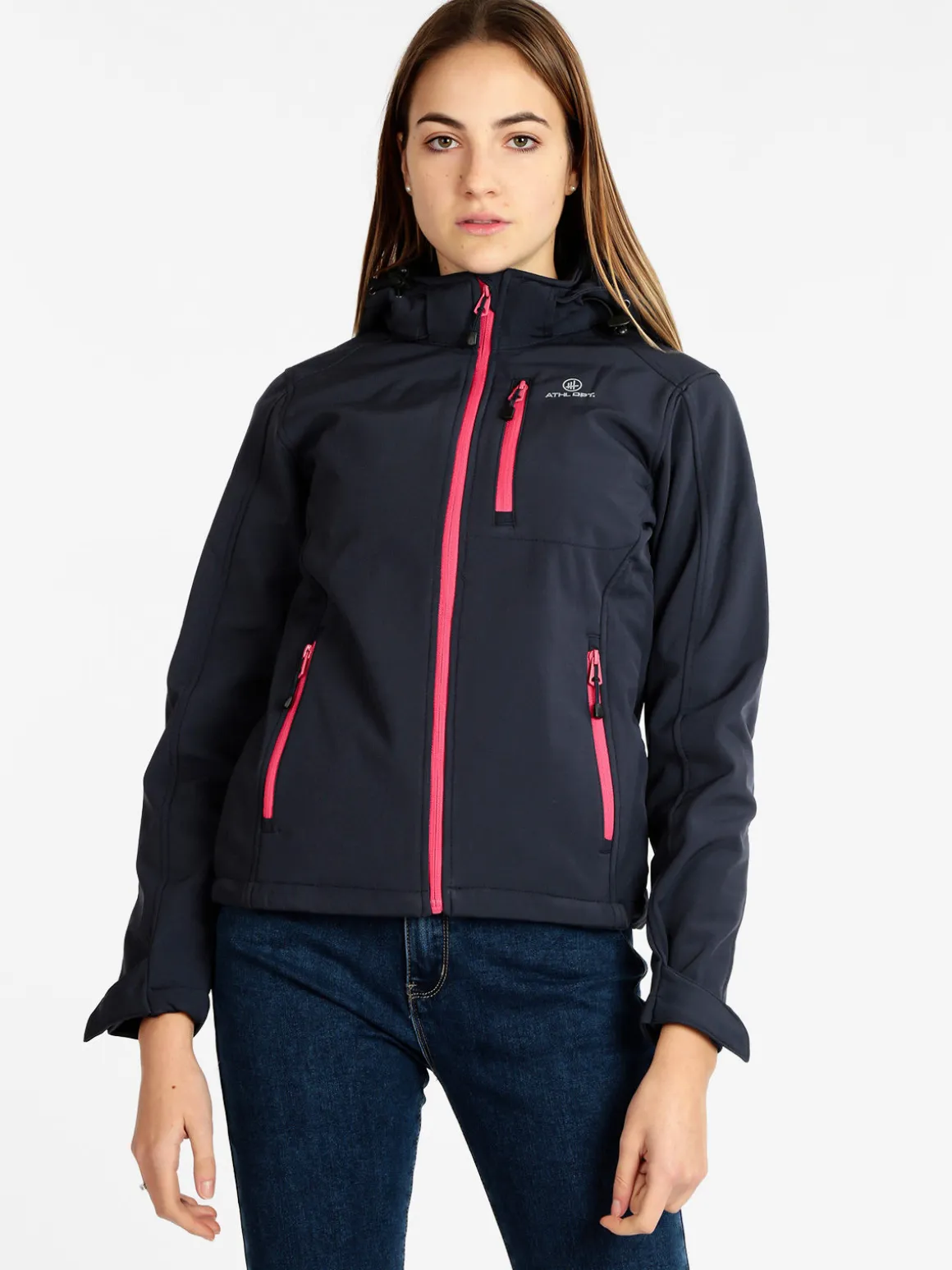 Athl Dpt Giacca sportiva da donna con cappuccio