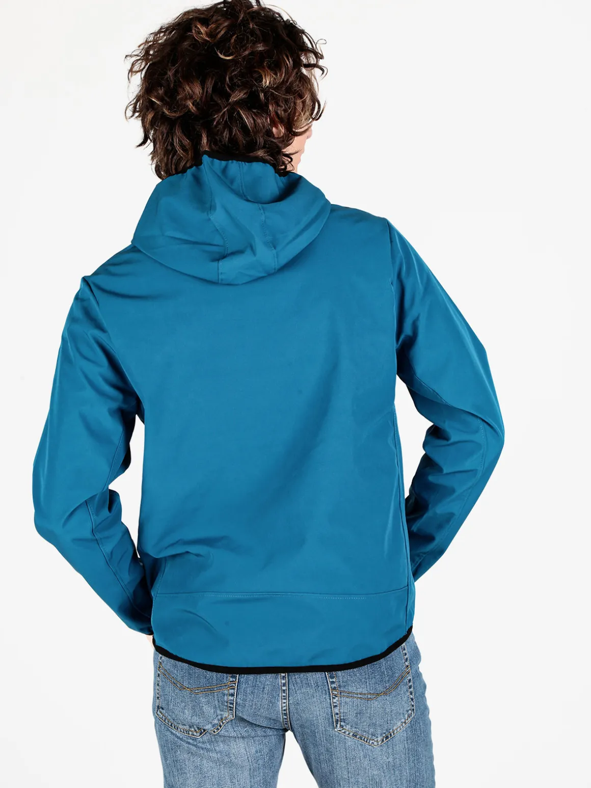 Athl Dpt Giacca sportiva da uomo impermeabile con cappuccio e zip