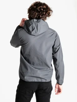 Athl Dpt Giacca sportiva da uomo impermeabile con cappuccio e zip