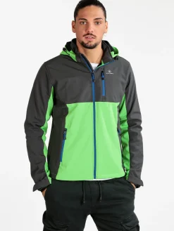 Athl Dpt Giacca uomo impermeabile con cappuccio