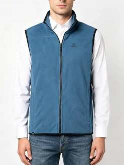 Athl Dpt Gilet da uomo in pile con zip