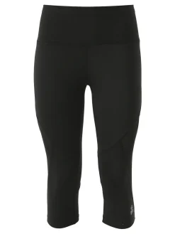 Athl Dpt Leggings donna tre quarti sportivi elasticizzati - nero