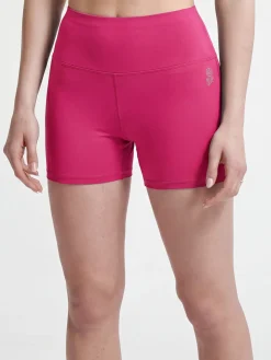 Athl Dpt Shorts sportivi da donna elasticizzati - fucsia